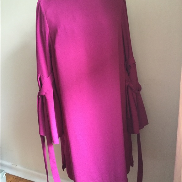 Finery London Bell-sleeve Dress, sz. 10. - Picture 2 of 7